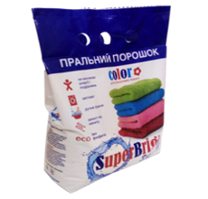 Пральний порошок "СУПЕР БРАЙТ" 3 кг (для прання кольорових речей) COLOR